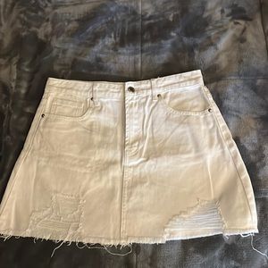 Forever 21 Distressed Mini skirt
